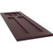 Ekena Millwork True Fit PVC San Antonio Mission Style Fixed Mount Shutters, Wine Red, 12W x 31H, PR TFP001ST12X031WR - alternate 6